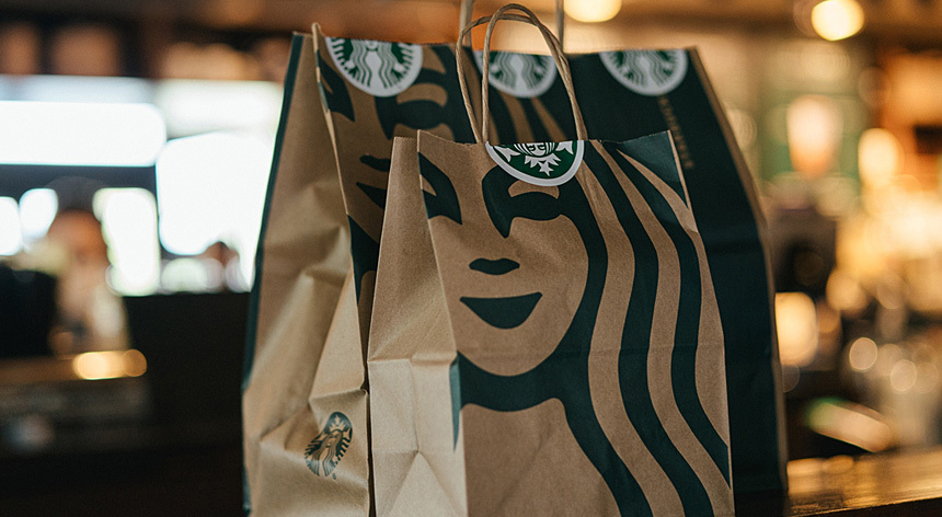 Starbucks bag